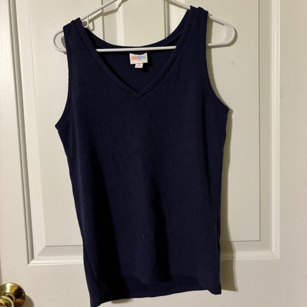 LuLaRoe Navy Blue Tank Top